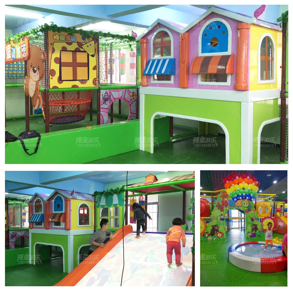 儿童淘气堡森林主题