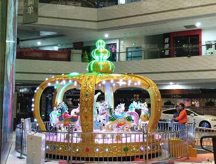 大型游乐设备12座皇冠战马